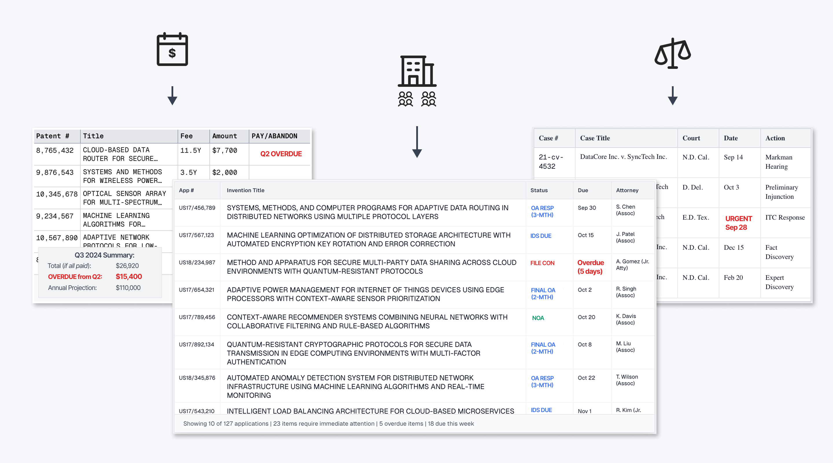 Patent portfolio visualization
